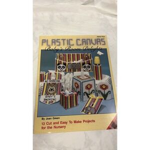 Plastic Canvas Baby's Room Delights Pattern Book Joan Green Nursery